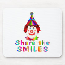 Clown Smiles Mouse Pad