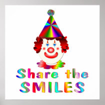 Clown Smiles Posters