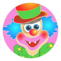 Clown Sticker