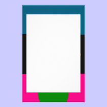 Clown Tears Border Stationery stationery