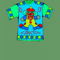 Clown Tee t-shirts by elenaind Clown Tee t-shirts