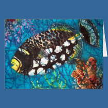 Clown Triggerfish Card cards