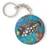 CLOWN TRIGGERFISH KEY CHAIN