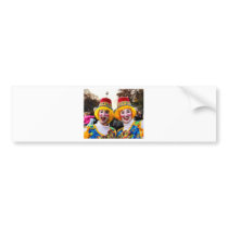 Clown Twiins Bumper Sticker