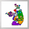 Clown watering can