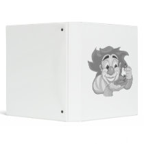 Clown with ants binder