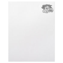 Clown with ants custom letterhead