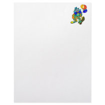 Clown with Balloons Personalized Letterhead
