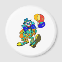 Clown with Balloons Magnet