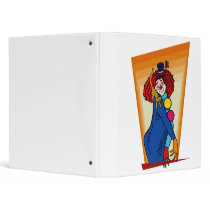 Clown with kitty binders
