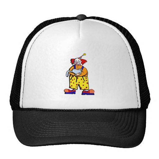 Clown with kitty Cat Hats