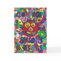 Clownface Arts Season Greetings Christmas Card by clownfacearts Clownface Arts Season Greetings Christmas Card