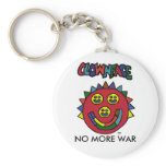 Clownface, NO MORE WAR Keychain