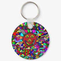 Clownface ok Colorful Keychain!