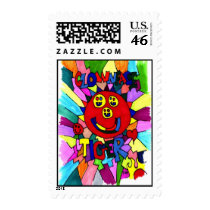 Clownface Tiger Postage Stamps
