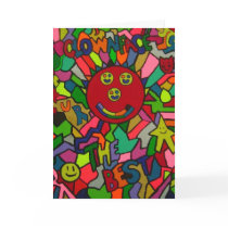 Clownface-U R THE BEST Birthday Card!