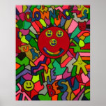 Clownface-U R THE BEST Poster