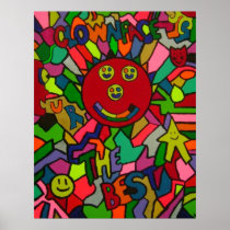 Clownface-U R THE BEST Poster