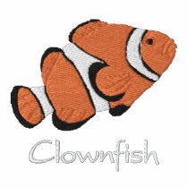 Clownfish Embroidered Shirt (Long Sleeve) embroidered shirts by MenagerieMayhem Clownfish Embroidered Shirt (Long Sleeve) embroidered shirts