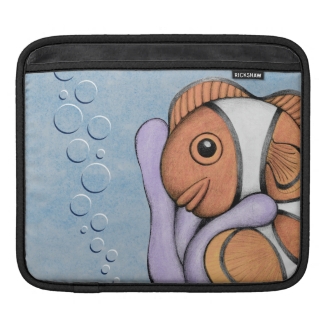 Clownfish Personalized Ipad Sleeve