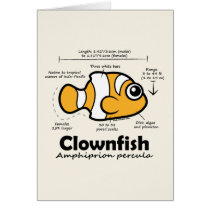 Clownfish Statistics Greeting Card
