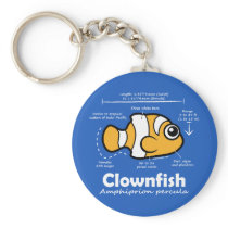Clownfish Statistics Keychain