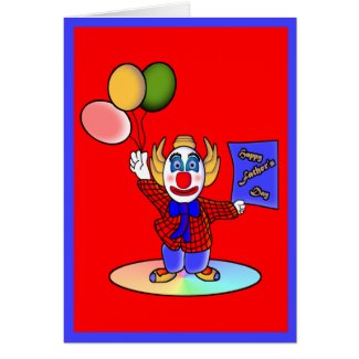 Clowning About card