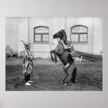 Clowning Around: 1915 Print