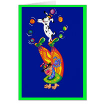 Clowning around (blank inside) cards by Annaart Clowning around (blank inside) cards