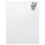 Clowning blowing up balloon customized letterhead