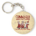 Clowns and Cannibals Key Chain