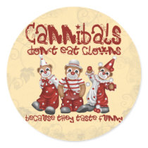 Clowns and Cannibals stickers