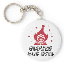 Clowns Are Evil Key Chains