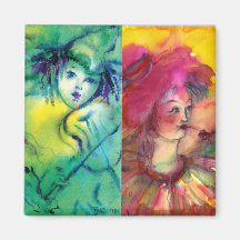 CLOWNS COLLECTION / Venetian Masquearde Ball Fridge Magnets