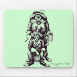 Clowns funny mousepad design