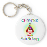 Clowns Make Me Happy Key Chain