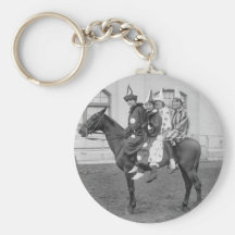 Clowns on a Horse, 1915 Key Chains