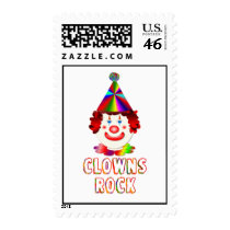 Clowns Rock Stamps