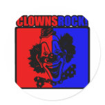 Clowns Rock! stickers