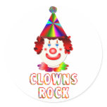 Clowns Rock stickers