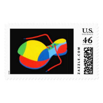 Clown's Shoe Postage Stamp