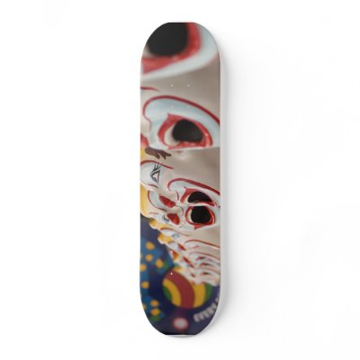 Clowns Skateboard Deck by sharonsphotography