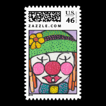Clownzy postage