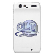 CLT FunBlue LOGO - CLINICAL LABORATORY TECHNICIAN Droid RAZR Case