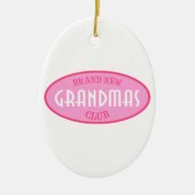 Club a estrenar de las abuelas (rosa) ornamentos de reyes magos