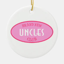 Club a estrenar de los tíos (rosa) ornamento para arbol de navidad