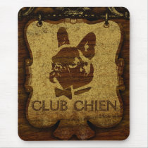 CLUB CHIEN Club Sign mousepads by clubchien CLUB CHIEN Club Sign mousepads