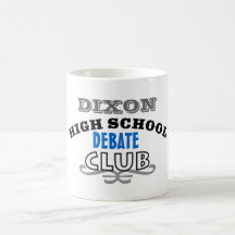 Club de la High School secundaria - discusión Tazas