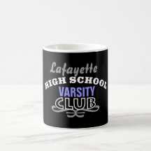 Club de la High School secundaria - equipo univers Tazas