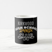 Club de la High School secundaria - español Taza